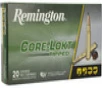 Remington Core-Lokt 300 Winchester Short Magnumnum  150gr  Polymer Tip  20rd Box