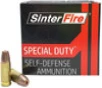 SinterFire Special Duty 9mm  100gr  Frangible Hollow Point  20rd Box