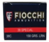 Fiocchi Pistol Shooting Dynamics 38 Special 158gr  LRN 50rd Box