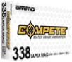 Ammo Compete 338 Lapua Magnum  250gr  Open Tip Match  20rd Box