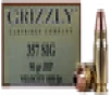 Grizzly Ammo 357Sig 90gr Jacketed Hollow Point  20rd Box