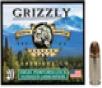 Grizzly Ammo 9mm P 115gr Jacketed Hollow Point 20 Per Box