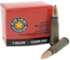 Red Army Standard  7 62x39mm 122gr Full Metal Jacket 20rd Box