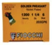 Fiocchi Golden Pheasant 20 Ga  3   1 25oz  6 Shot  1200 FPS  25rd Box