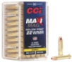 CCI Ammunition Maxi-Mag  22 WMR  40gr  Jacketed Hollow Point  50rd Box