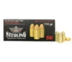 Sterling 9MM Range Ammo  Brass Case 9MM  115 Grain  Full Metal Jacket  50 Round Box