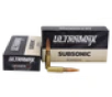 ULTRAMAX Ammunition Subsonic 8 6 Blackout 300gr Hollow Point Boat Tail Match 20 Per Box 10 Case