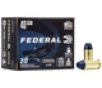 Federal  Syntech Defense with Catalyst Clean Burning Primer  40 S W  175gr  Semi Jacketed Hollow Point  50rd Box