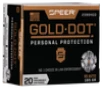 Speer Gold Dot  Personal Protection  45ACP  185gr  Hollow Point  20rd Box