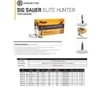 Sig Elite Tipped Hunting  308 Winchester  165gr  Ballistic Tip  20rd Box
