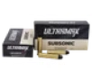 ULTRAMAX Ammunition Subsonic 45-70 Govt 550gr Hi-Tek Jacketed Hard Cast 20 Per Box 10 Case