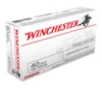 Winchester USA  40 SW 180 Gr  Jacketed Hollow Point  50rd Box