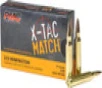 PMC Ammunition X-Tac Match Ammo  223 Rem  77gr  Sierra Open Tip Match  20rd Box