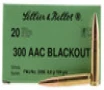Sellier   Bellot  300 Blackout  124gr  FMJ  20rd Box
