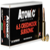 Atomic Rifle Subsonic 6 5 Creedmoor 130gr  Sierra HPBT  20rd Box