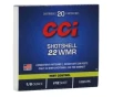 CCI  22 Magnum Shotshell 52 Grain  12 Shot - 20 Rounds  Box  0025 FREE SHIPPING OVER  249