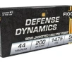 Fiocchi Defense Dynamics  44 Magnum 200 Grain Semi-Jacketed Hollow Point - 50 Rounds  Box  44B FREE SHIPPING OVER  199