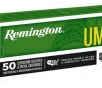 Remington UMC 9mm 115 Grain Full Metal Jacket - 50 Rounds  Box  L9MM3 FREE SHIPPING OVER  199