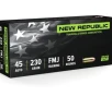 New Republic  45 ACP 230 Grain Full Metal Jacket - 50 Rounds  Box  NR4523050 FREE SHIPPING OVER  199