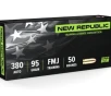 New Republic  380 ACP 95 Grain Full Metal Jacket - 50 Rounds  Box  NR3809550 FREE SHIPPING OVER  249