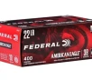 Federal  22LR 38 Grain Copper Plated Hollow Point - 40 Rounds  Box  AE22 FREE SHIPPING OVER  199