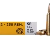 Sellier   Bellot  22-250 Rem 55 Grain Soft Point - 20 Rounds  Box  SB22250B FREE SHIPPING OVER  249