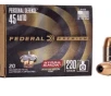 Federal Hydra-Shok  45 ACP 230 Grain Jacketed Hollow Point - 20 Rounds  Box  P45HS1 FREE SHIPPING OVER  249