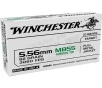 WINCHESTER M855 Green Tip 5 56 NATO 62Gr Full Metal Jacket Brass Ammunition   20 Round