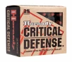 HORNADY FTX Critical Defense 357 Mag 125Gr Brass Ammunition   25 Rounds