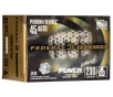 FEDERAL AMMO Personal Defense 45 ACP 230Gr Punch JHP Brass Ammunition   20 Round
