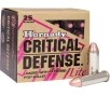 HORNADY CRITICAL DEFENSE 9mm 100Gr FTX Lite Nickel-Plated Ammunition   25 Rounds