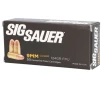 SIG SAUER Elite Ball 9mm Luger 124 gr Full Metal Jacket Ammunition   50 Rounds