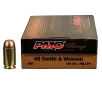 PMC Bronze Battle Pack 40 S W 165 gr Full Metal Jacket Ammunition   300 Rounds
