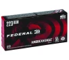 FEDERAL AMMO American Eagle 223 Rem 55gr FMJ BT Ammunition   20 Rounds