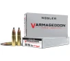 NOSLER Varmageddon 300 AAC Blackout 110gr Flat Base Tipped Ammunition   20 Rounds
