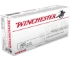 WINCHESTER USA 45ACP 230gr Jacketed Hollow Point Ammunition   50 Rounds