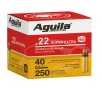 AGUILA AMMO 22LR 40gr Super Extra Copper-Plated Ammunition   250 Rounds