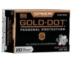 SPEER AMMO 9mm Luger 124Gr Gold Dot HP 20rd