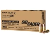 SIG SAUER Military Grade M17 9mm Luger  P 124 gr Full Metal Jacket Ammunition   50 Rounds