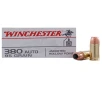 WINCHESTER AMMO 380 ACP 95Gr Jacketed Hollow Point 50rd