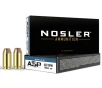 NOSLER Assured Stopping Power Handgun 40 S W 180gr Jacket Hollow Point Ammunition   50 Rounds