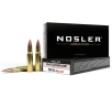NOSLER Match Grade 308 Win 155 gr Custom Competition Hollow Point Boat Tail Ammunition   20 Rounds