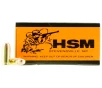 HSM AMMO 10mm 180gr Full Metal Jacket Ammunition   50 Rounds