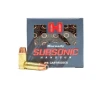 HORNADY Subsonic 9mm 147gr XTP Hollow Ammunition   25 Rounds