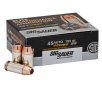 SIG SAUER Elite Defense 45 ACP 185 gr V Crown Jacketed Hollow Point Ammunition   50 Rounds
