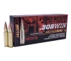 FORT SCOTT MUNITIONS Brush Hog 308 Win 168 gr Solid Copper Spun Ammunition   20 Rounds