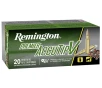 REMINGTON Premier AccuTip-V 223 Rem 55gr Brass Rifle Ammunition   20 Rounds