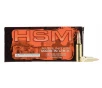 HSM Match 308 Win 168gr Sierra MatchKing BTHP Ammunition   20 Rounds