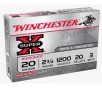 WINCHESTER AMMO 20Ga SuperX BuckShot 2-3 4  3 Buck 5rd