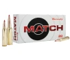 HORNADY MATCH 223 Rem 75gr Hollow Point Boat Tail Ammunition   20 Rounds